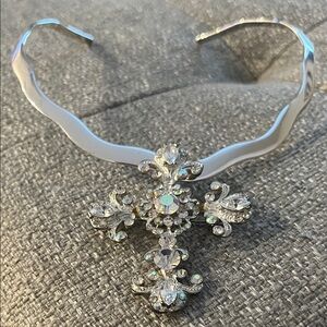 Sparkling Crystal Cross Necklace